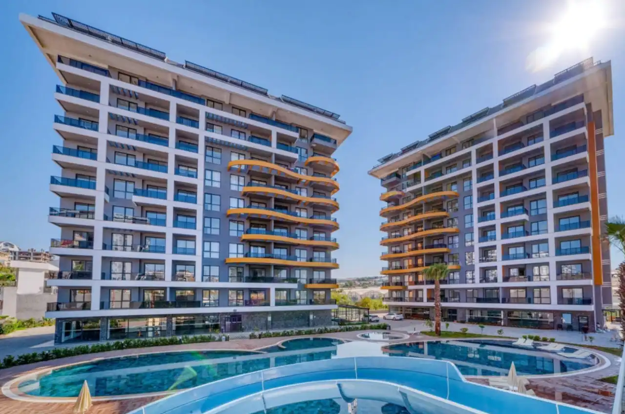 Изображение Просторная квартира 1+1 в Авсалларе, новостройка